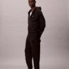 Pantaloni da jogging con toppa Monogram in pile Pantaloni da jogging con toppa Monogram in pile