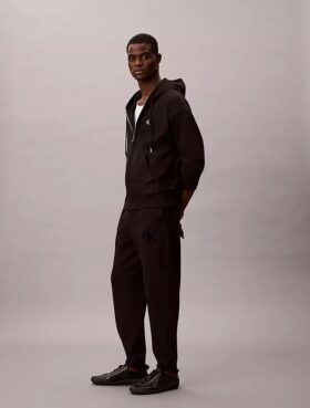 Pantaloni da jogging con toppa Monogram in pile