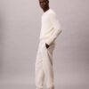 Pantaloni da jogging con toppa Monogram in pile Pantaloni da jogging con toppa Monogram in pile