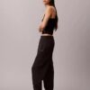 Pantaloni da jogging da notte in misto spugna di cotone Pantaloni da jogging da notte in misto spugna di cotone