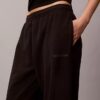 Pantaloni da jogging da notte in misto spugna di cotone Pantaloni da jogging da notte in misto spugna di cotone