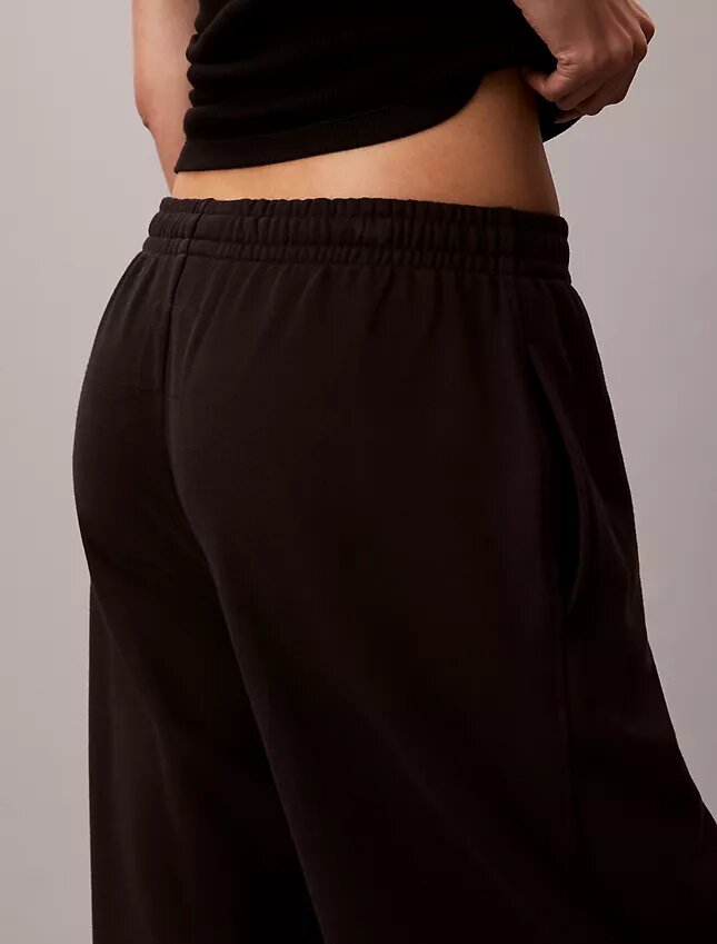 Pantaloni da jogging da notte in misto spugna di cotone Pantaloni da jogging da notte in misto spugna di cotone