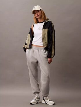 Pantaloni da jogging in felpa con monogramma