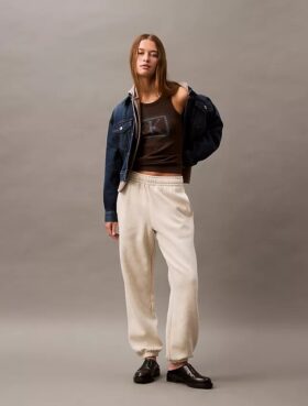 Pantaloni da jogging in felpa con monogramma