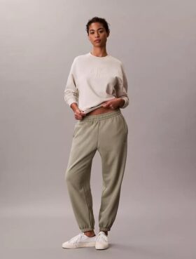 Pantaloni da jogging in felpa con monogramma
