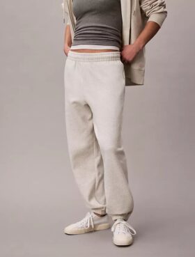 Pantaloni da jogging in felpa con monogramma