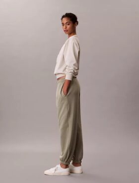 Pantaloni da jogging in felpa con monogramma