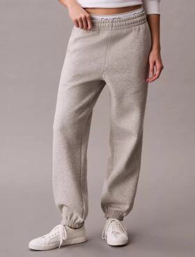 Pantaloni da jogging in felpa con monogramma