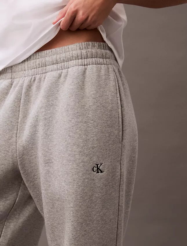Pantaloni da jogging in felpa con monogramma Pantaloni da jogging in felpa con monogramma