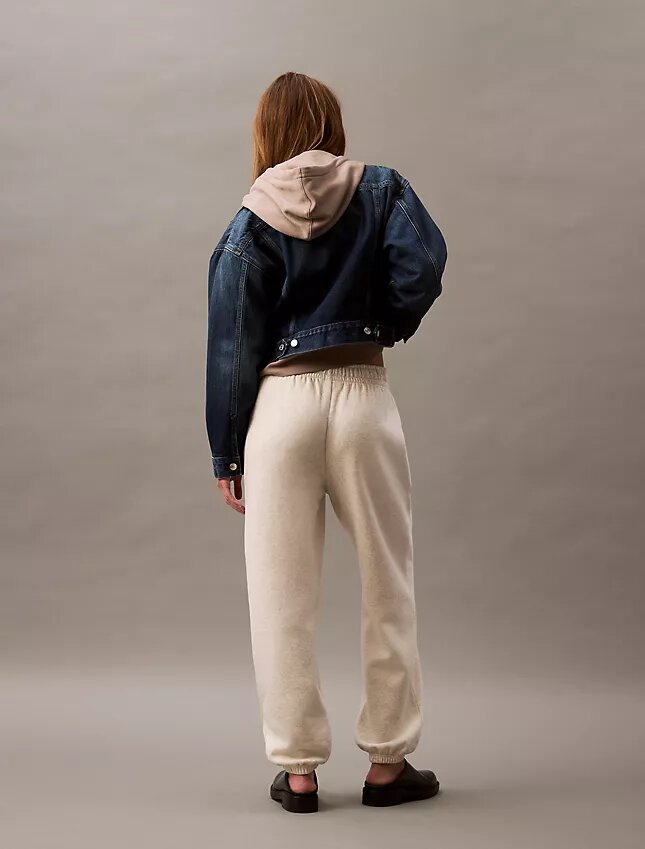 Pantaloni da jogging in felpa con monogramma Pantaloni da jogging in felpa con monogramma