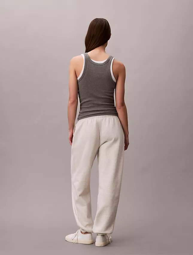 Pantaloni da jogging in felpa con monogramma Pantaloni da jogging in felpa con monogramma