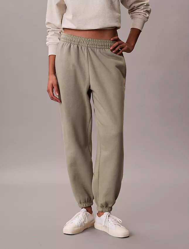Pantaloni da jogging in felpa con monogramma Pantaloni da jogging in felpa con monogramma
