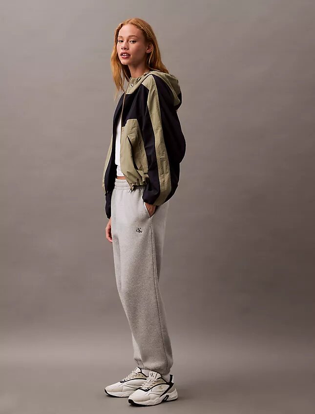 Pantaloni da jogging in felpa con monogramma Pantaloni da jogging in felpa con monogramma