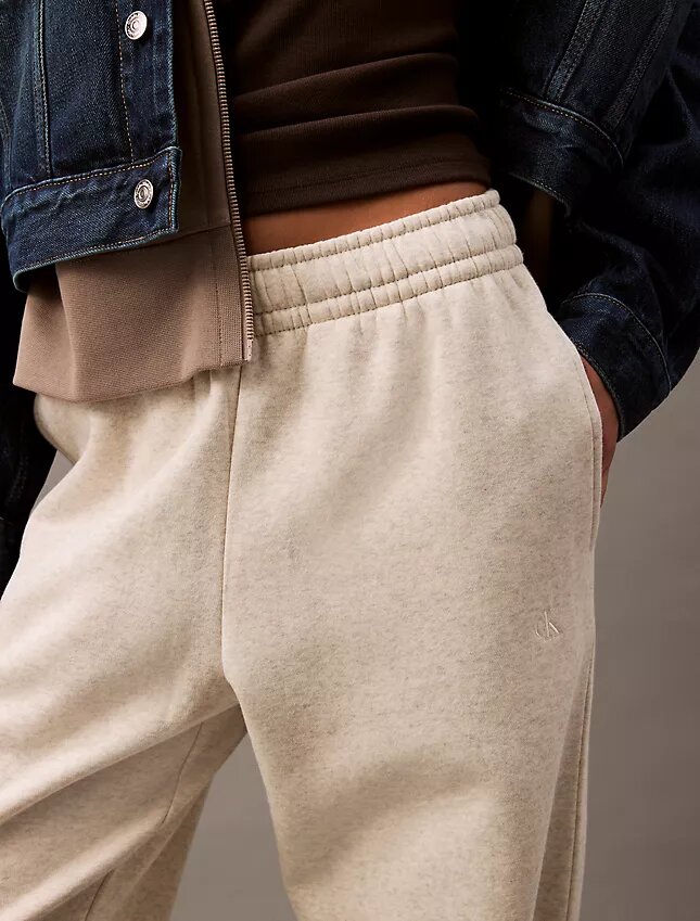 Pantaloni da jogging in felpa con monogramma Pantaloni da jogging in felpa con monogramma