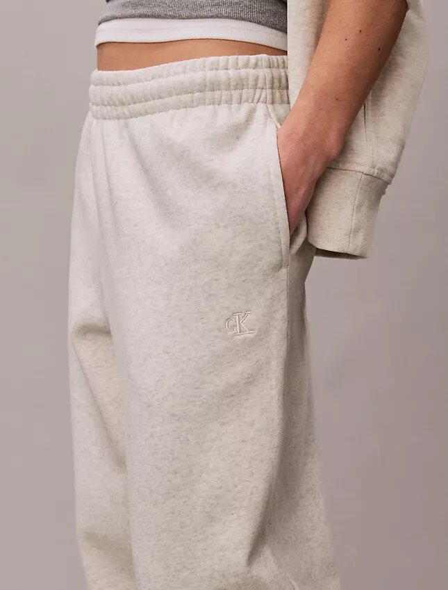 Pantaloni da jogging in felpa con monogramma Pantaloni da jogging in felpa con monogramma