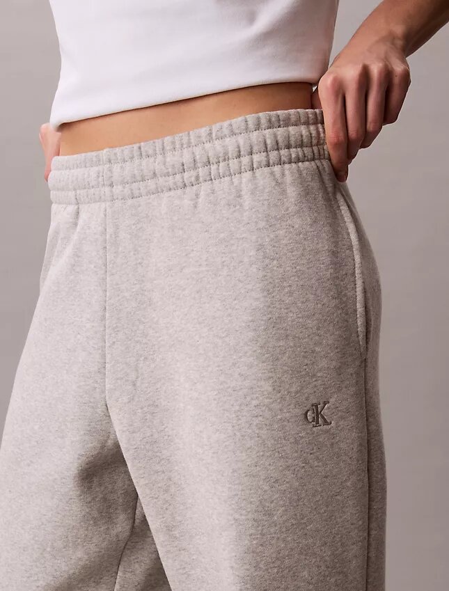 Pantaloni da jogging in felpa con monogramma Pantaloni da jogging in felpa con monogramma