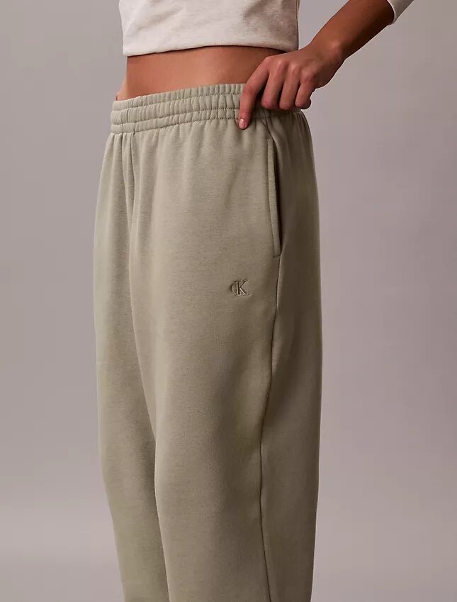 Pantaloni da jogging in felpa con monogramma Pantaloni da jogging in felpa con monogramma