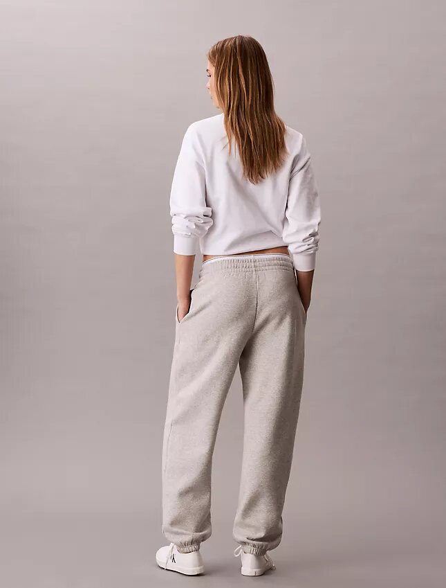 Pantaloni da jogging in felpa con monogramma Pantaloni da jogging in felpa con monogramma