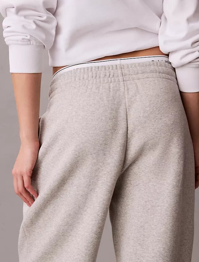 Pantaloni da jogging in felpa con monogramma Pantaloni da jogging in felpa con monogramma