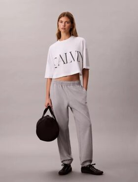Pantaloni da jogging in felpa French Terry Monologo