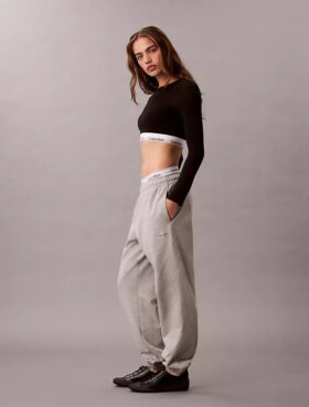 Pantaloni da jogging in felpa French Terry Monologo
