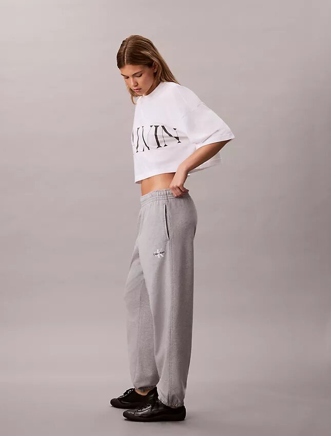 Pantaloni da jogging in felpa French Terry Monologo Pantaloni da jogging in felpa French Terry Monologo