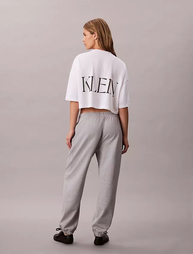 Pantaloni da jogging in felpa French Terry Monologo Pantaloni da jogging in felpa French Terry Monologo