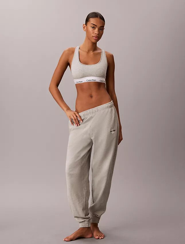Pantaloni da jogging in felpa mista cotone Pantaloni da jogging in felpa mista cotone