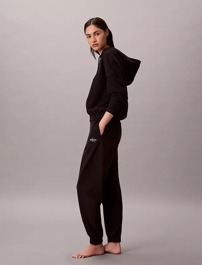 Pantaloni da jogging in felpa mista cotone Pantaloni da jogging in felpa mista cotone