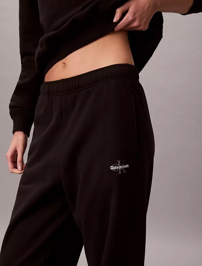 Pantaloni da jogging in felpa mista cotone Pantaloni da jogging in felpa mista cotone