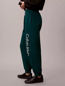 Pantaloni da jogging in pile con logo