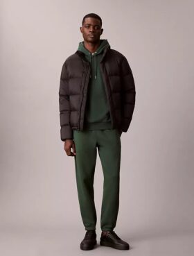 Pantaloni da jogging in pile con logo Archive Pantaloni da jogging in pile con logo Archive