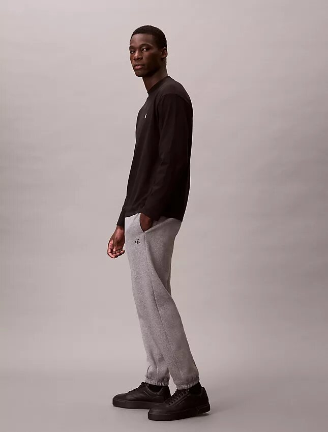 Pantaloni da jogging in pile con logo Archive Pantaloni da jogging in pile con logo Archive