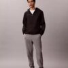 Pantaloni da jogging in pile con monogramma Pantaloni da jogging in pile con monogramma