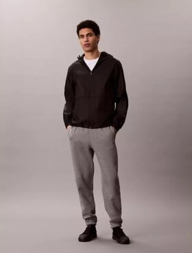 Pantaloni da jogging in pile con monogramma Pantaloni da jogging in pile con monogramma