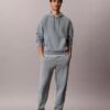 Pantaloni da jogging in pile con monogramma Pantaloni da jogging in pile con monogramma