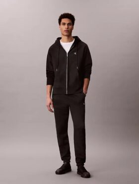 Pantaloni da jogging in pile con monogramma Pantaloni da jogging in pile con monogramma