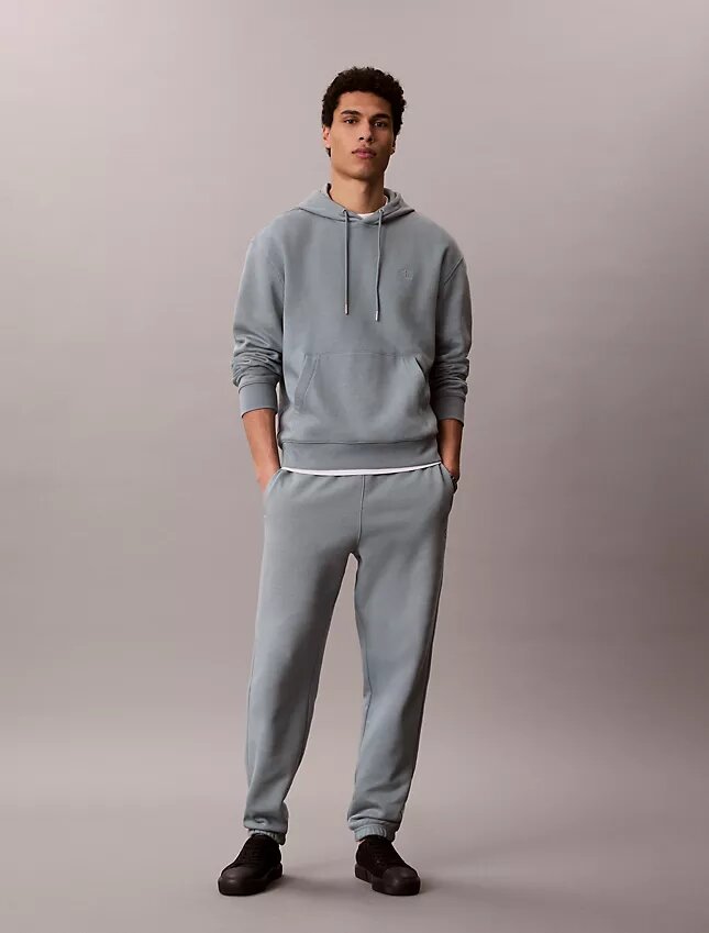 Pantaloni da jogging in pile con monogramma Pantaloni da jogging in pile con monogramma