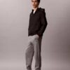 Pantaloni da jogging in pile con monogramma Pantaloni da jogging in pile con monogramma