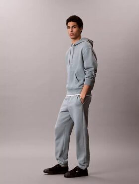 Pantaloni da jogging in pile con monogramma Pantaloni da jogging in pile con monogramma