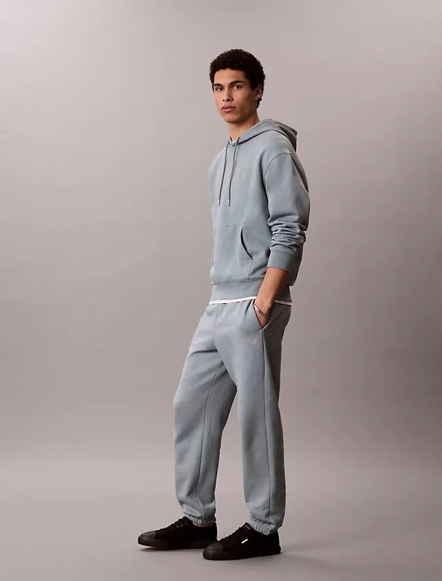 Pantaloni da jogging in pile con monogramma Pantaloni da jogging in pile con monogramma