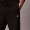Pantaloni da jogging in pile con monogramma Pantaloni da jogging in pile con monogramma