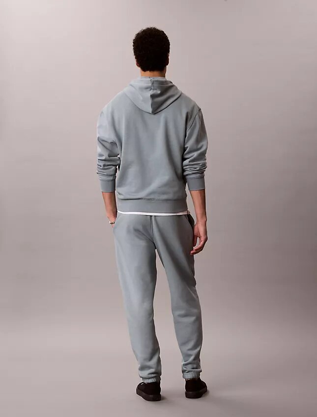 Pantaloni da jogging in pile con monogramma Pantaloni da jogging in pile con monogramma