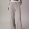 Pantaloni da notte in jersey di cotone con logo Pantaloni da notte in jersey di cotone con logo