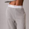 Pantaloni da notte in jersey di cotone con logo Pantaloni da notte in jersey di cotone con logo