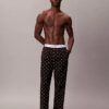 Pantaloni da notte in popeline di cotone Pantaloni da notte in popeline di cotone