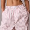 Pantaloni da notte in popeline di cotone Pantaloni da notte in popeline di cotone
