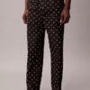 Pantaloni da notte in popeline di cotone Pantaloni da notte in popeline di cotone