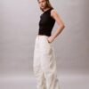 Pantaloni da paracadutista in nylon stropicciato Pantaloni da paracadutista in nylon stropicciato