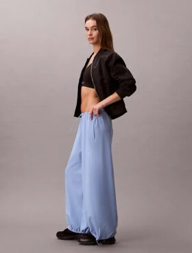 Pantaloni da paracadutista in tessuto